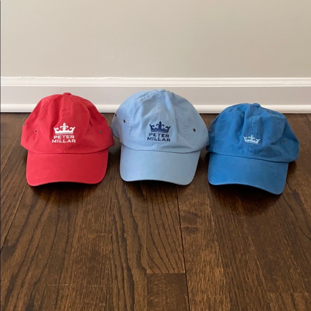 Set of 3 Peter Millar Hats